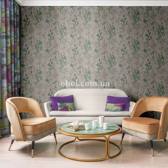 Обои Zambaiti Parati коллекции Architexture в интерьере